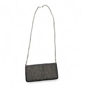 Black Rhinestone/Sequin Evening Bag